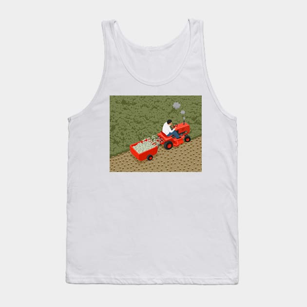 Forest Mower Tank Top by John Holcroft